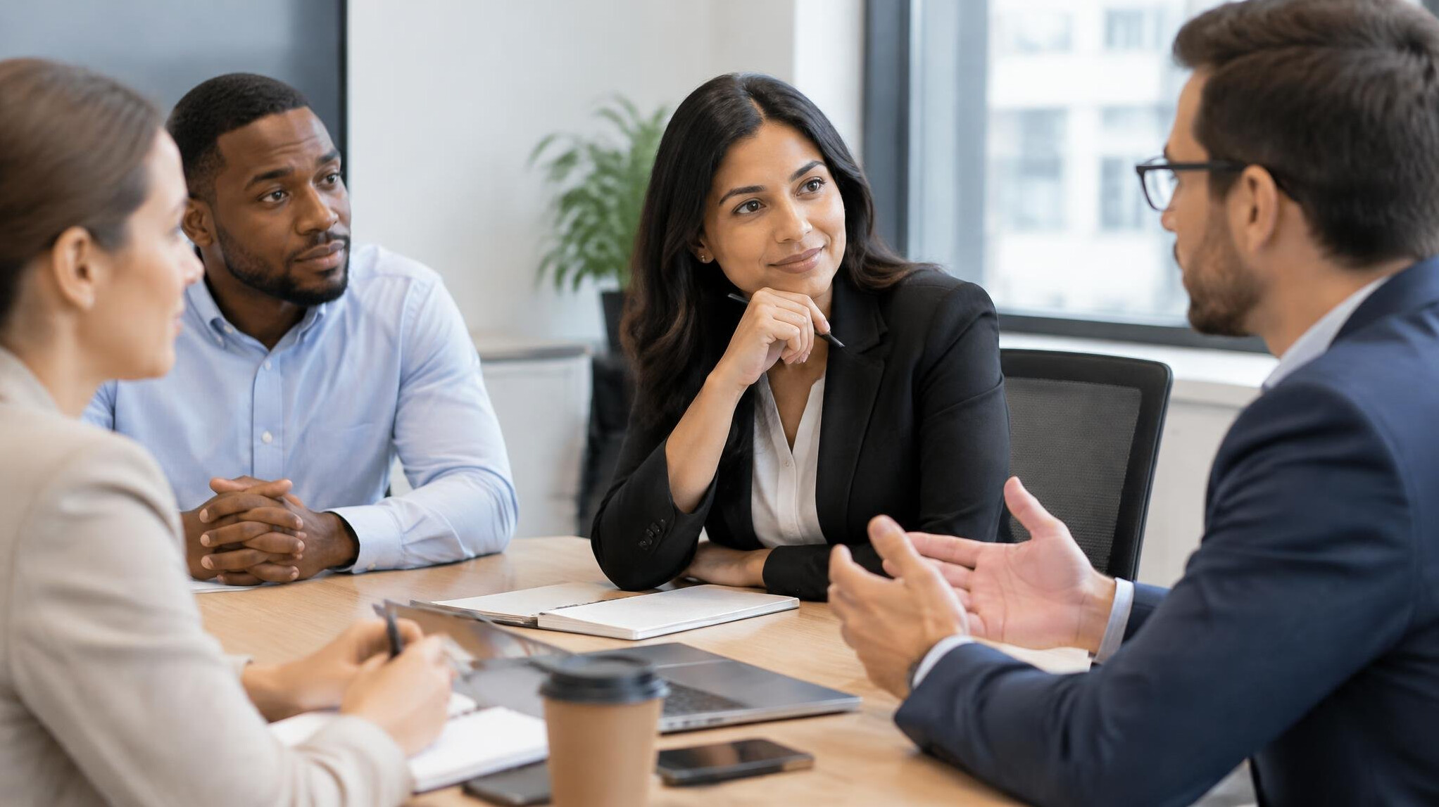 professional listening in meeting