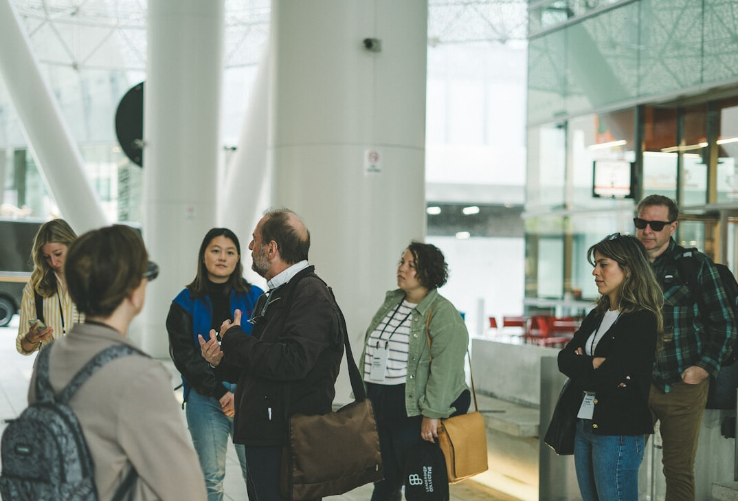 diverse professionals networking