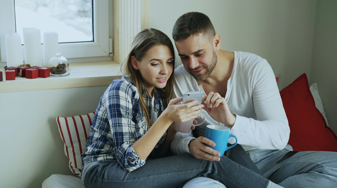 couple having deep conversation